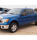 ford f 150 2010 blue xlt gasoline 8 cylinders 2 wheel drive automatic with overdrive 77864
