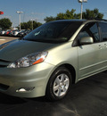 toyota sienna 2010 lt  green van xle limited gasoline 6 cylinders front wheel drive automatic 75067