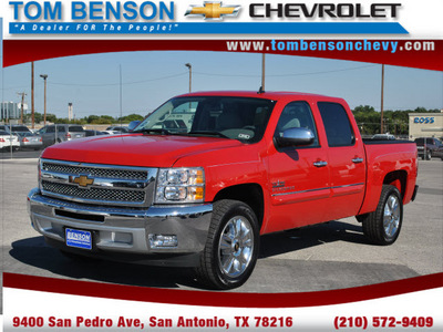 chevrolet silverado 1500 2012 red lt flex fuel 8 cylinders 2 wheel drive automatic 78216