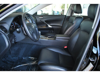 lexus is 250 2009 black sedan gasoline 6 cylinders rear wheel drive automatic 78216