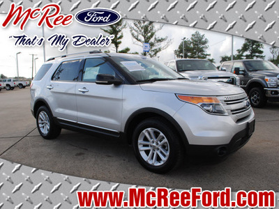ford explorer 2011 silver suv xlt gasoline 6 cylinders 2 wheel drive automatic with overdrive 77539