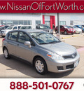 nissan versa 2010 dk  gray hatchback 1 8 s gasoline 4 cylinders front wheel drive automatic 76116
