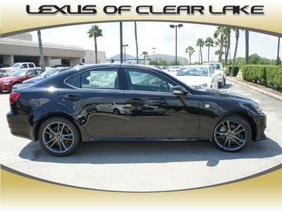 lexus is 250 2012 black sedan gasoline 6 cylinders rear wheel drive automatic 77546