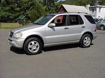 mercedes benz m class 2003 silver suv ml320 gasoline 6 cylinders all whee drive automatic 06019