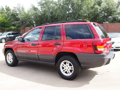 jeep grand cherokee 2004 red suv laredo gasoline 6 cylinders rear wheel drive automatic with overdrive 75080