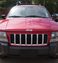 jeep grand cherokee 2004 red suv laredo gasoline 6 cylinders rear wheel drive automatic with overdrive 75080