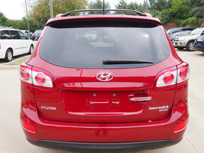 hyundai santa fe 2011 red limited gasoline 6 cylinders front wheel drive automatic 75080