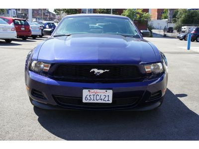 ford mustang 2012 dk  blue v6 gasoline 6 cylinders rear wheel drive automatic 90004