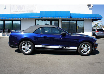 ford mustang 2012 dk  blue v6 gasoline 6 cylinders rear wheel drive automatic 90004