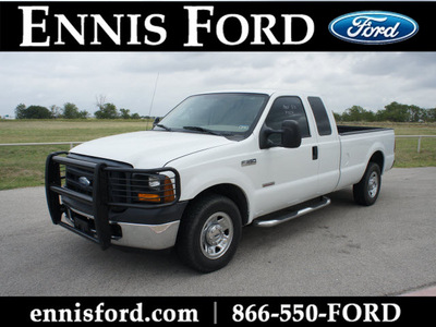 ford f 350 super duty 2007 white xl supercab diesel 8 cylinders rear wheel drive automatic 75119