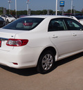 toyota corolla 2011 white sedan le gasoline 4 cylinders front wheel drive automatic with overdrive 77802