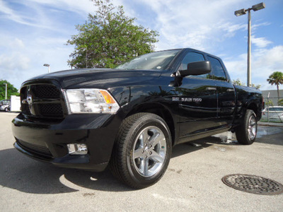 ram 1500 2012 black pickup truck st gasoline 8 cylinders 2 wheel drive automatic 33157