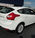 ford focus 2012 white hatchback se flex fuel 4 cylinders front wheel drive automatic 37087