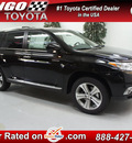 toyota highlander 2013 black suv limited gasoline 6 cylinders front wheel drive automatic 91731