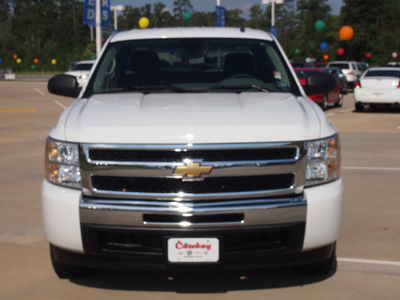 chevrolet silverado 1500 2011 white ls flex fuel 8 cylinders 2 wheel drive automatic with overdrive 77656