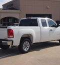 gmc sierra 1500 2011 white pickup truck work truck flex fuel 8 cylinders 2 wheel drive automatic with overdrive 77656