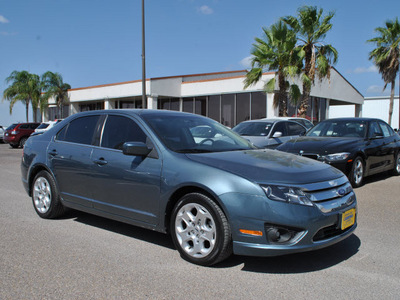 ford fusion 2011 blue sedan se gasoline 4 cylinders front wheel drive automatic 78550