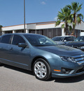 ford fusion 2011 blue sedan se gasoline 4 cylinders front wheel drive automatic 78550