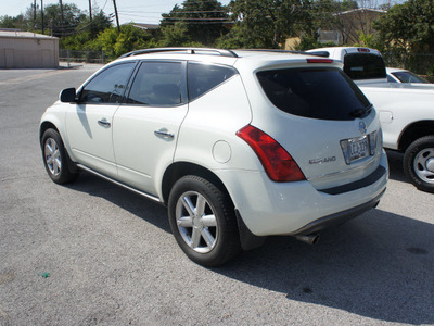 nissan murano 2004 white suv se gasoline 6 cylinders front wheel drive automatic 75062