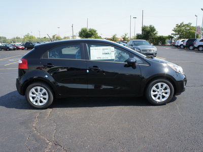 kia rio5 2013 black hatchback ex gasoline 4 cylinders front wheel drive automatic 19153