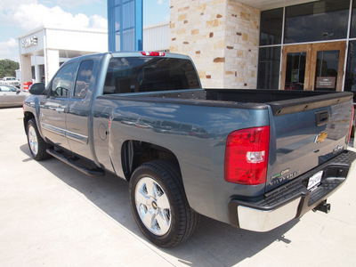 chevrolet silverado 1500 2011 blue pickup truck lt flex fuel 8 cylinders 2 wheel drive automatic 77836