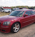 dodge magnum srt 8 2006 red wagon gasoline 8 cylinders rear wheel drive automatic 76567