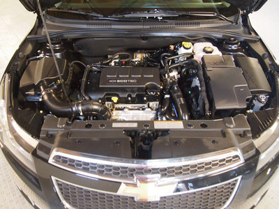 chevrolet cruze 2011 black sedan lt gasoline 4 cylinders front wheel drive automatic 75219