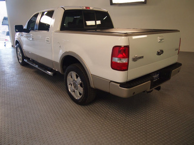 ford f 150 2008 white king ranch gasoline 8 cylinders 2 wheel drive automatic 75219