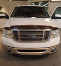 ford f 150 2008 white king ranch gasoline 8 cylinders 2 wheel drive automatic 75219