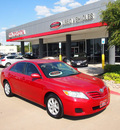 toyota camry 2010 red sedan le gasoline 4 cylinders front wheel drive automatic 76053