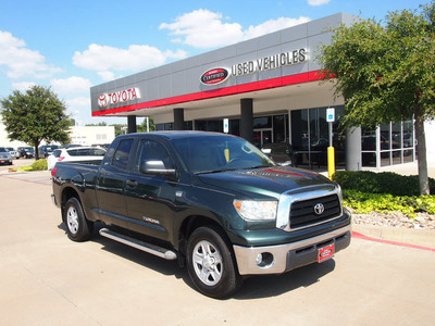 toyota tundra 2008 dk  green sr5 gasoline 8 cylinders 2 wheel drive automatic 76053