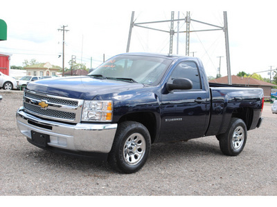 chevrolet silverado 1500 2012 dk  blue work truck gasoline 6 cylinders 2 wheel drive automatic with overdrive 77575