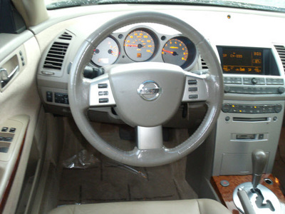 nissan maxima 2005 beige sedan 3 5 sl gasoline 6 cylinders front wheel drive automatic 75672