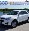 chevrolet equinox 2013 white suv lt gasoline 4 cylinders front wheel drive 6 speed automatic 76206