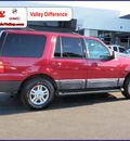 ford expedition 2004 red suv xlt gasoline 8 cylinders 4 wheel drive automatic with overdrive 55124