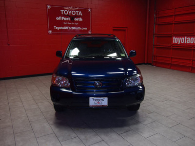 toyota highlander 2006 dk  blue suv gasoline 6 cylinders all whee drive automatic with overdrive 76116