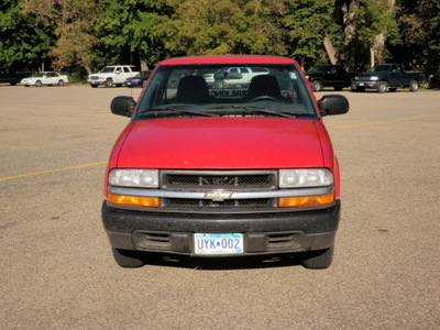 chevrolet s 10 2000 red pickup truck ls gasoline v6 rear wheel drive automatic 55318