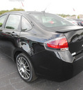 ford focus 2011 black sedan sport ses gasoline 4 cylinders front wheel drive automatic with overdrive 34474