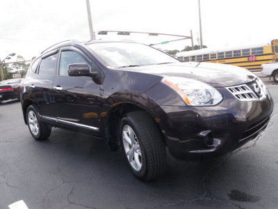 nissan rogue 2011 purple sv gasoline 4 cylinders front wheel drive automatic 32401