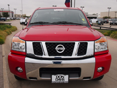 nissan titan 2010 red se gasoline 8 cylinders 2 wheel drive automatic 76018
