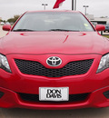 toyota camry 2010 red sedan se gasoline 4 cylinders front wheel drive automatic 76018