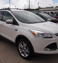 ford escape 2013 white suv sel gasoline 4 cylinders front wheel drive shiftable automatic 77338