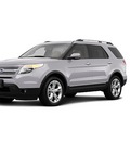 ford explorer 2013 silver suv limited flex fuel 6 cylinders 2 wheel drive shiftable automatic 77338