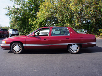 cadillac deville 1996 red sedan gasoline v8 front wheel drive automatic 27330