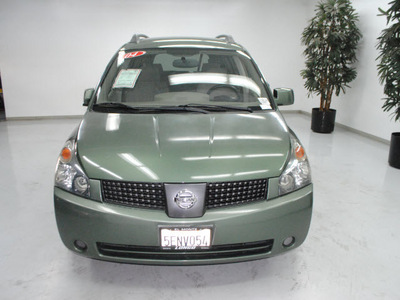 nissan quest 2004 green van 3 5 gasoline 6 cylinders front wheel drive automatic 91731