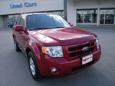 ford escape 2008 dk  red suv limited gasoline 6 cylinders all whee drive automatic 46219