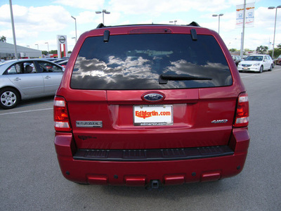 ford escape 2008 dk  red suv limited gasoline 6 cylinders all whee drive automatic 46219