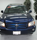 toyota highlander 2007 dk  blue suv limited gasoline 6 cylinders front wheel drive automatic 91731