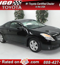 nissan altima 2008 black coupe 2 5 s gasoline 4 cylinders front wheel drive 6 speed manual 91731