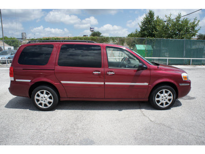 buick terraza 2005 red van cx gasoline 6 cylinders front wheel drive automatic 78205